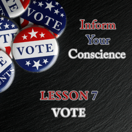 Inform Your Conscience 7 - Voting